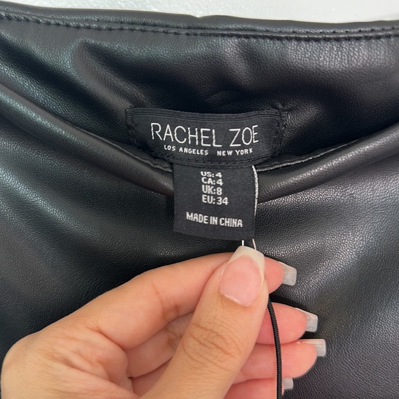 NEW Rachel Zoe high waisted faux leather leggings - Picture 5 of 5